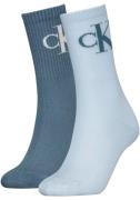 Calvin Klein Jeans Sokken CKJ WOMEN SOCK 2P MONOGRAM (2 paar, 2 paar)