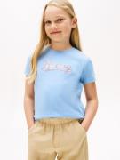 Tommy Hilfiger T-shirt TOMMY SCRIPT SEQUINS TEE SS voor kinderen tot 1...