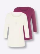 Classic Basics Shirt met 3/4 mouwen Set van 2 shirts (2-delig)