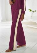 s.Oliver RED LABEL Beachwear Sweatbroek Loungebroek met contraststrepe...