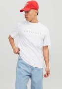 Jack & Jones Shirt met ronde hals JJESTAR met pigmentprint en katoenge...