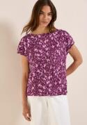 Cecil T-shirt met patroon, minimal-print