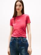 TOMMY JEANS Shirt met korte mouwen TJW SLIM ESS LOGO 1 TEE EXT