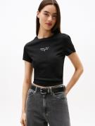 TOMMY JEANS Shirt met korte mouwen TJW SLIM ESS LOGO 1 TEE EXT