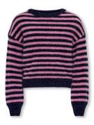 KIDS ONLY Trui met ronde hals KOGNEWPIUMO L/S PULLOVER CP KNT NOOS