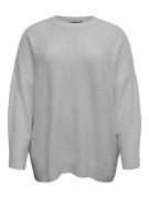 Vero Moda Curve Gebreide trui VMCBOOM LS O-NECK PULLOVER GA NOOS CUR