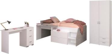 Parisot Tienerkamerset Parisot Milky 13 veel opbergruimte, halfhoog ho...