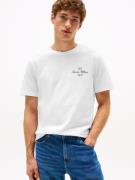 Tommy Hilfiger T-shirt OUTLINE FLAG SCRIPT TEE