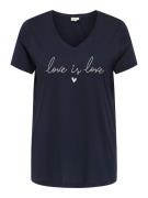 ONLY CARMAKOMA Shirt met korte mouwen CARKALLIE LIFE SS V-NECK A-SHAPE...