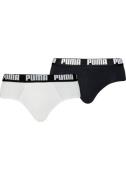 PUMA Slip MEN EVERYDAY BRIEFS 2P met comfortabele katoenen stretchstof...