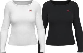 Levi's® Shirt met lange mouwen LS 2 Pack Tee met batwing-logoborduurse...