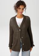 Aniston CASUAL Vest met trendy gaatjesbrei-patroon