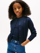 Tommy Hilfiger Vest POINTELLE CARDIGAN LS voor kinderen tot 16 jaar, m...