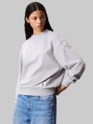 Calvin Klein Sweatshirt A- LS BADGE LOGO TERRY CREW NK