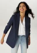 Aniston SELECTED Lange blazer met modieuze reverskraag en geraffineerd...