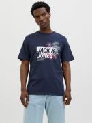 Jack & Jones Shirt met print JJJAXON – T-shirt met print, ronde hals e...