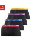 Buffalo Hipster strak zittende boxershorts met contrastband van katoen...