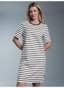 Trigema Jerseyjurk TRIGEMA sweatjurk met streepjespatroon (1-delig)