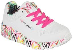 Skechers Sneakers UNO LITE-LOVELY LUV , veterschoen met bedrukte zool,...