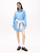 TOMMY JEANS Jurk met overhemdkraag TJW OVS MINI SHIRT DRESS EXT