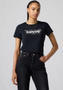 Levi's® Shirt met ronde hals The Perfect Tee met logo in metallic-holo...