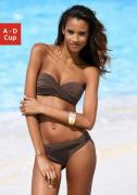 Lascana Beugelbikini in bandeaumodel met bandjes die op verschillende ...