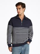 Tommy Hilfiger Sweatshirt PLACED STRIPE 1/4 ZIP