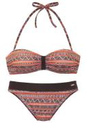 Buffalo Bandeaubikini Met trendy streepdruk