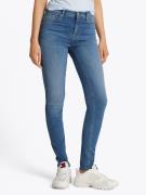 TOMMY JEANS Skinny fit jeans NORA MR SKNY AH1280 met wasbeurt, met log...