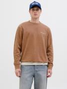 Jack & Jones Sweatshirt JJEDOVER PRINT SWEAT CREW NECK