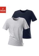 H.I.S T-shirt met ronde hals perfect als ondershirt (2-delig, Set van ...
