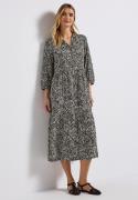 STREET ONE Volantjurk met motief, met 3/4 mouw