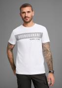 Bruno Banani T-shirt korte mouwen, smal gesneden, ronde hals