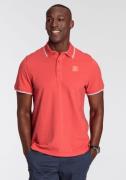 DELMAO Poloshirt Korte mouwen, losse pasvorm, polokraag, voor tennis o...