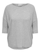 ONLY CARMAKOMA Shirt met 3/4-mouwen CARLAMOUR 3/4 TOP JRS NOOS