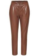 Lascana Comfortbroek van imitatieleer, comfortabele stofbroek, elegant...