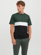 Jack & Jones Shirt met ronde hals JJEREID BLOCKING TEE SS NOOS