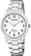 CALYPSO WATCHES Kwartshorloge Basic Horloge, herenhorloge, stalen band...