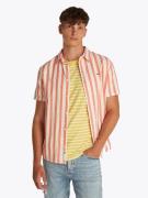 TOMMY JEANS Overhemd met korte mouwen TJM REG LINEN BLEND STP SS SHIRT