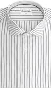 Calvin Klein Overhemd met lange mouwen THERMO TECH STRIPE FITTED SHIRT