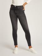 Calvin Klein Skinny fit jeans High rise skinny met muntzakje, lichte s...