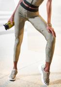 active by Lascana Functionele legging Sportleggings met glanzende prin...