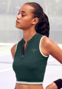 active by Lascana Crop-top Tennis Sporttop met rits