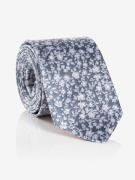 MONTI Stropdas gemaakt van pure zijde, met bloemenpatroon, 6,5 cm bree...