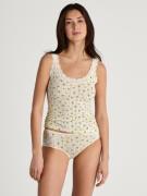 CALIDA Tanktop Toujours Print met edele naaldstreep-look