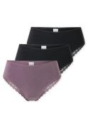 Schiesser Brazilian slip Modern Multipacks Feminiene kantbanden aan de...