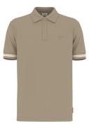 Joop Jeans Poloshirt Amare met gestreepte details aan de mouwen