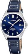 CALYPSO WATCHES Kwartshorloge Basic Horloge, dameshorloge, leren band,...