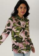 Aniston SELECTED Overhemdblouse met trendy en extravagante kleurverloo...