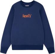 Levi's Kidswear Sweatshirt met groot logoborduursel